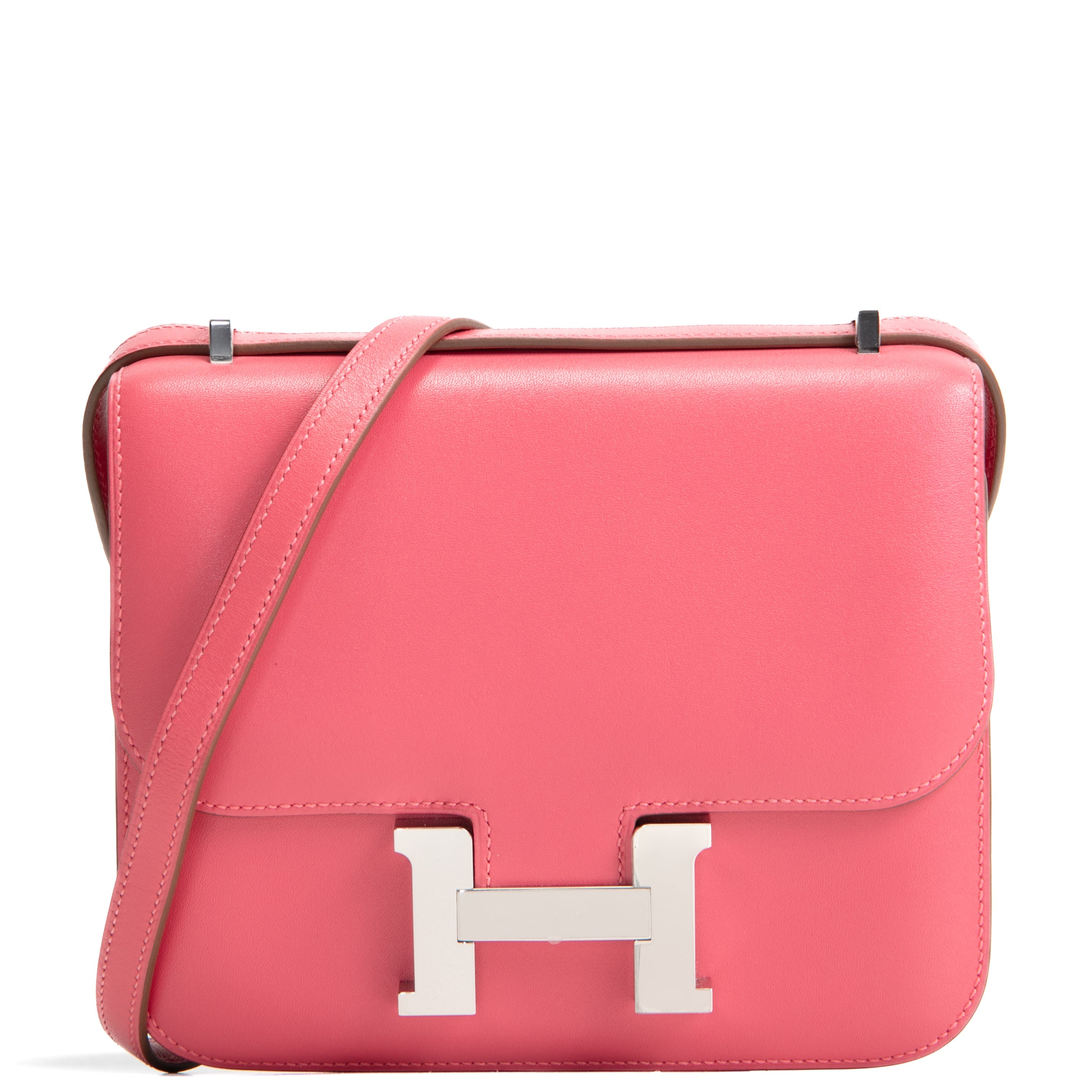 HERMES Constance III Mini Veau Tadelakt - 18 Rose Lipstick (Pink)