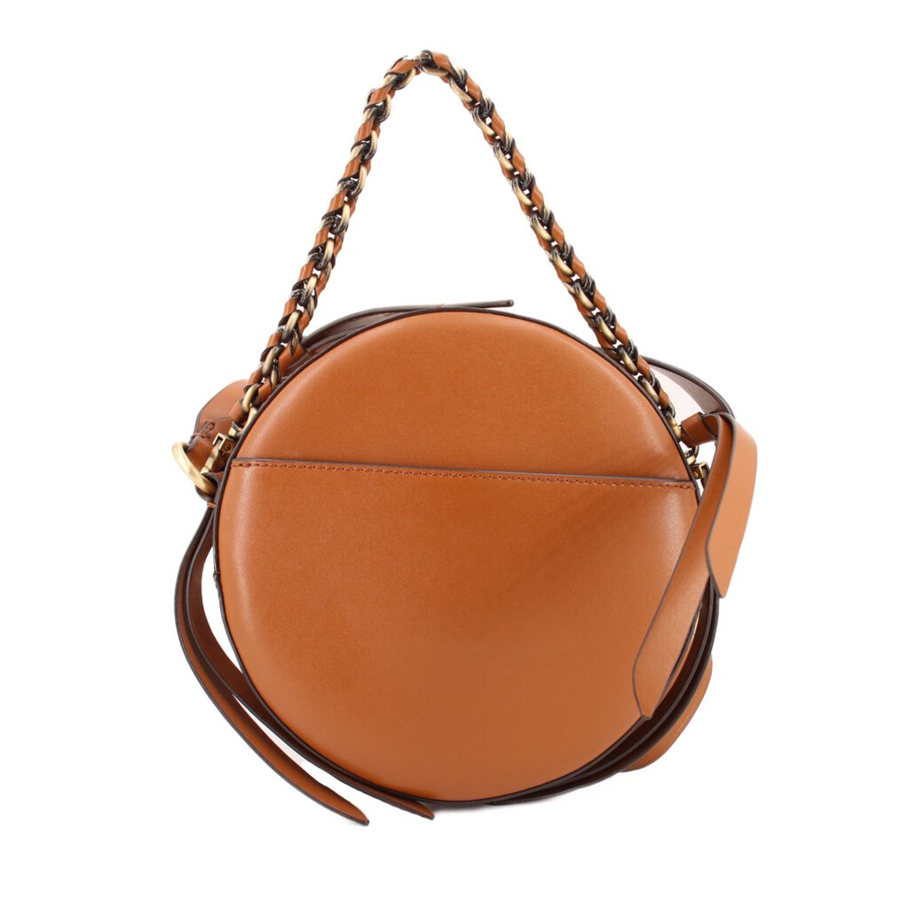 MICHAEL KORS DELANCEY MEDIUM LEATHER CANTEEN CROSSBODYS TAN