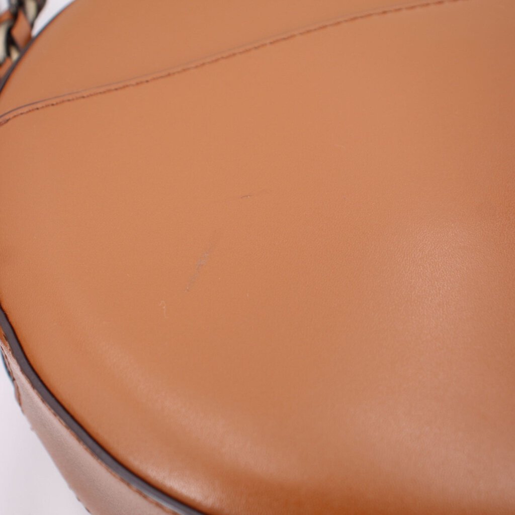MICHAEL KORS DELANCEY MEDIUM LEATHER CANTEEN CROSSBODYS TAN