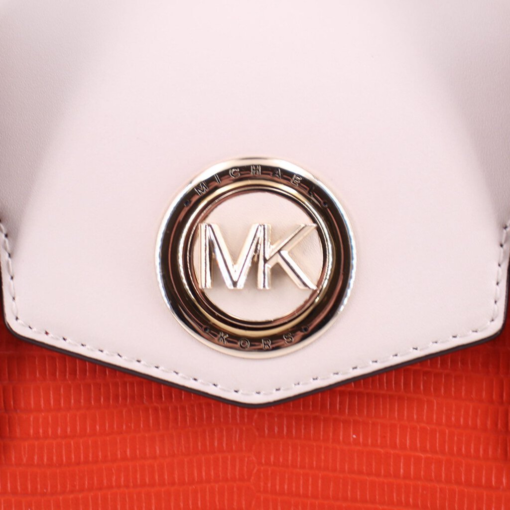 MICHAEL KORS CARMEN MEDIUM BELTED SATCHELS ORANGE