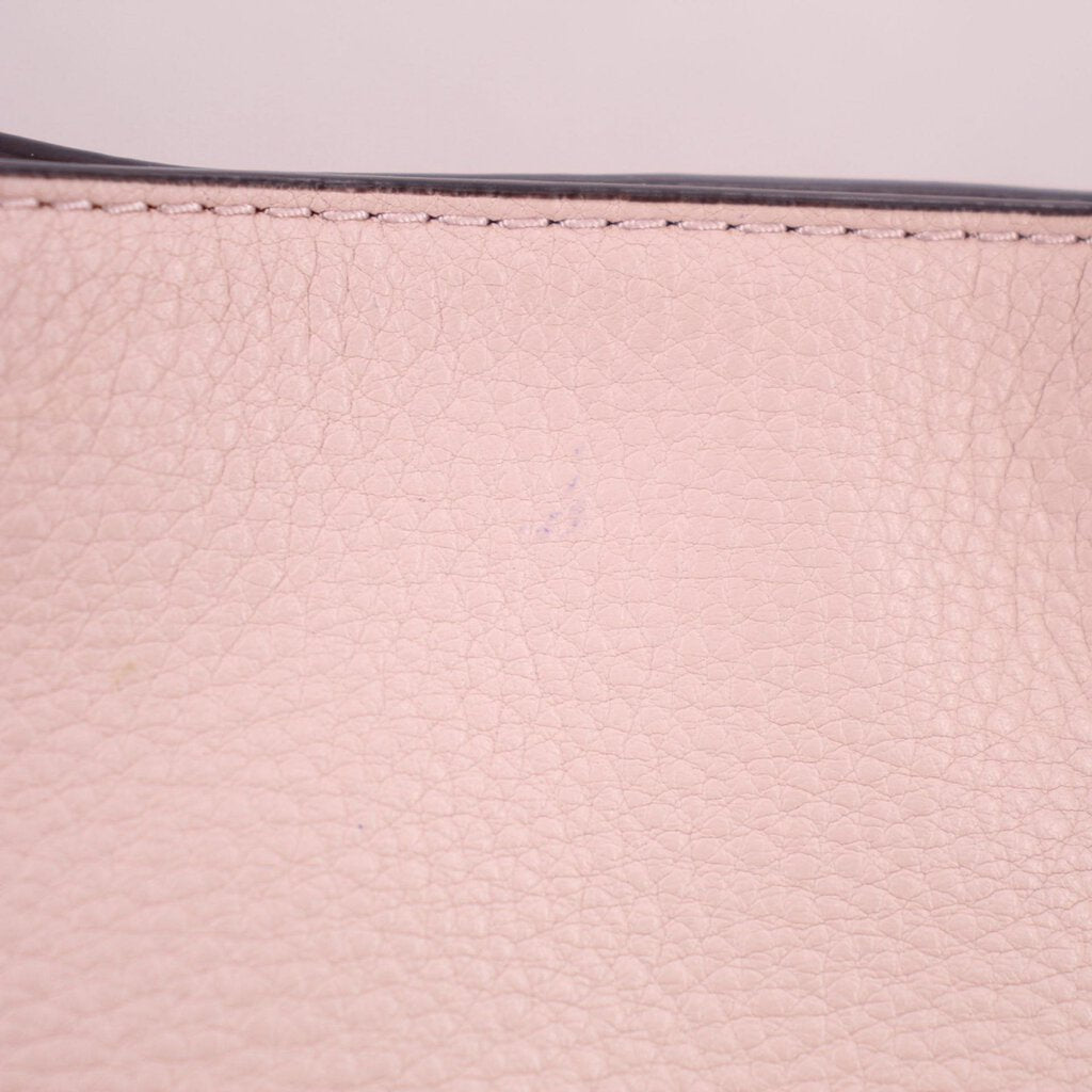 MICHAEL KORS RAVEN LARGE LEATHER SHOULDER BAGS PINK