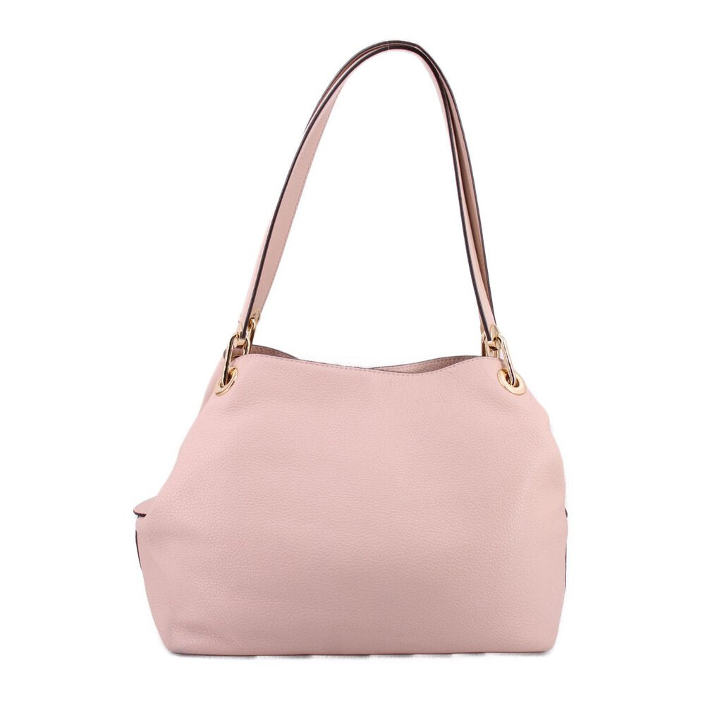 MICHAEL KORS RAVEN LARGE LEATHER SHOULDER BAGS PINK