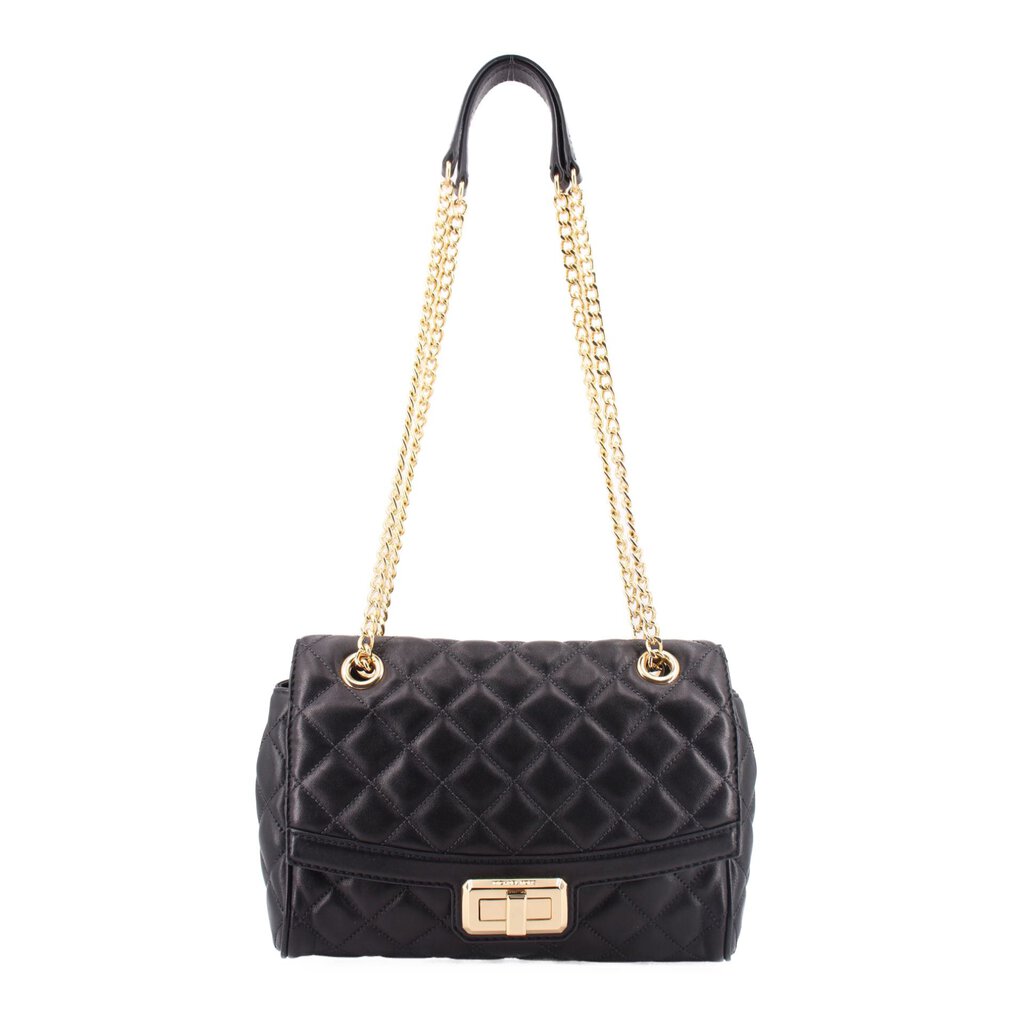 MICHAEL KORS HANNAH QUILTED LEATHER CROSSBODYS BLACK