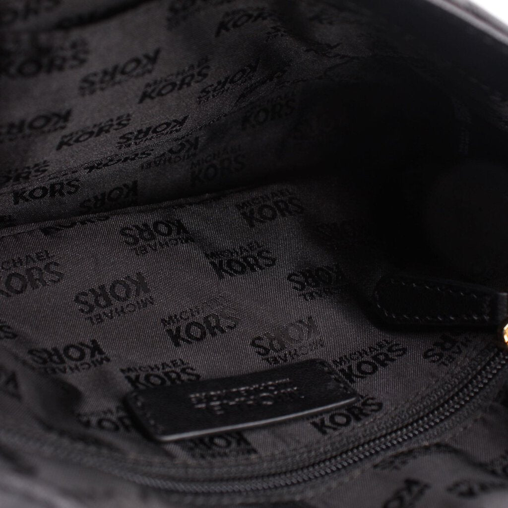 MICHAEL KORS HANNAH QUILTED LEATHER CROSSBODYS BLACK