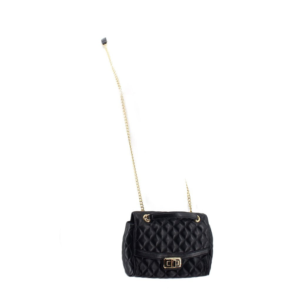 MICHAEL KORS HANNAH QUILTED LEATHER CROSSBODYS BLACK
