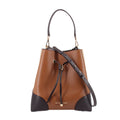 MICHAEL KORS MERCER GALLERY MEDIUM COLORBLOCK CROSSBODYS BROWN