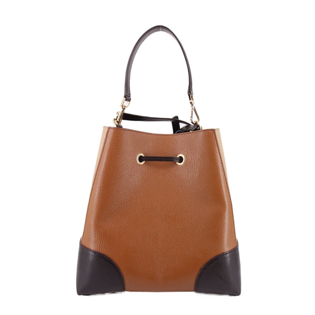 MICHAEL KORS MERCER GALLERY MEDIUM COLORBLOCK CROSSBODYS BROWN