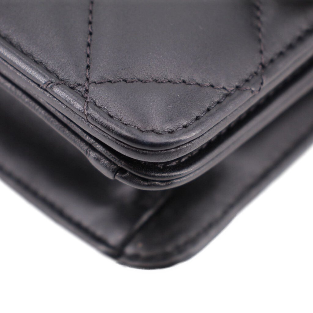 CHANEL TOP HANDLE FLAP CROSSBODYS BLACK