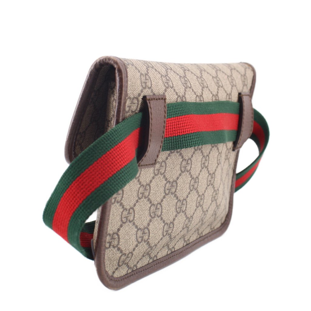 GUCCI NEO VINTAGE BELT BAGS BROWN