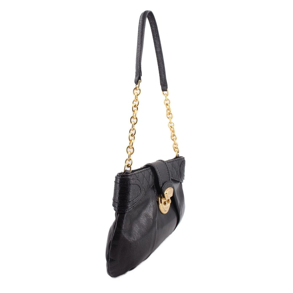 BRAHMIN VINTAGE CLUTCH SHOULDER BAGS BLACK