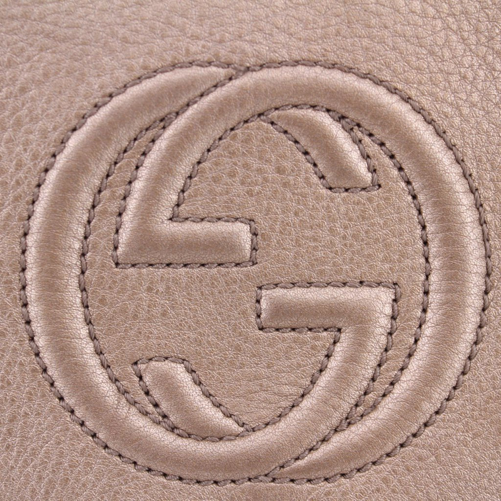 GUCCI SOHO CHAIN CROSSBODYS GOLD