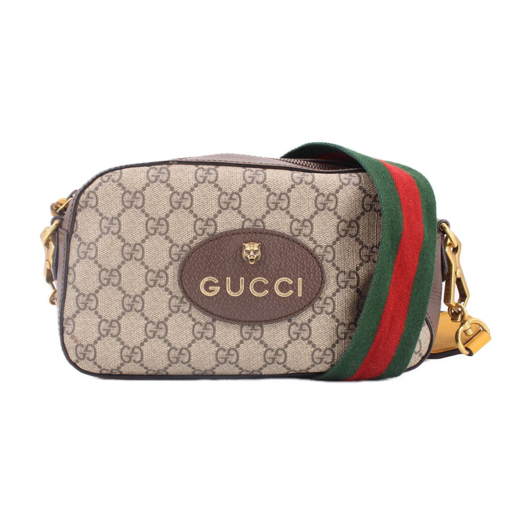 GUCCI NEO VINTAGE CROSSBODYS BROWN