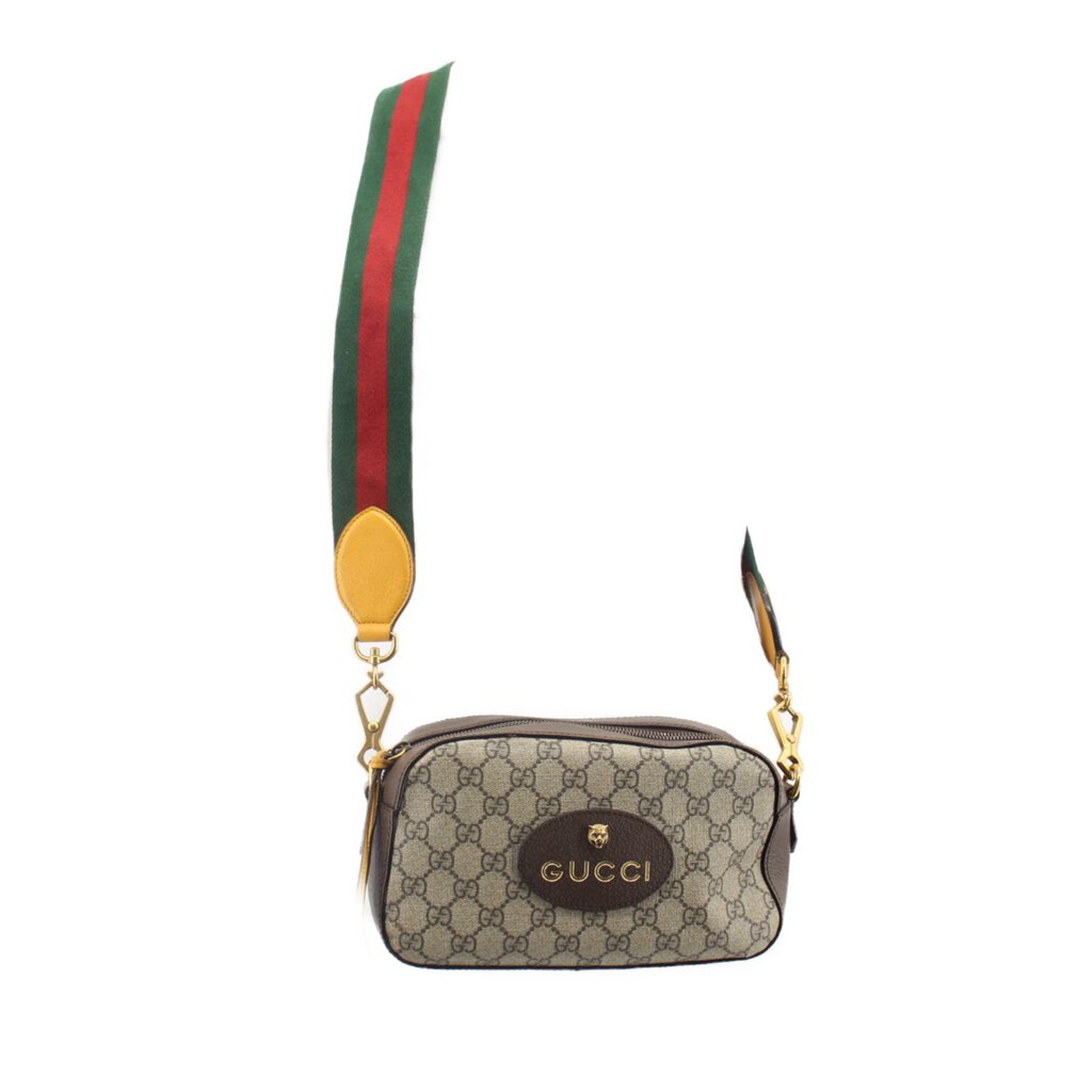 GUCCI NEO VINTAGE CROSSBODYS BROWN
