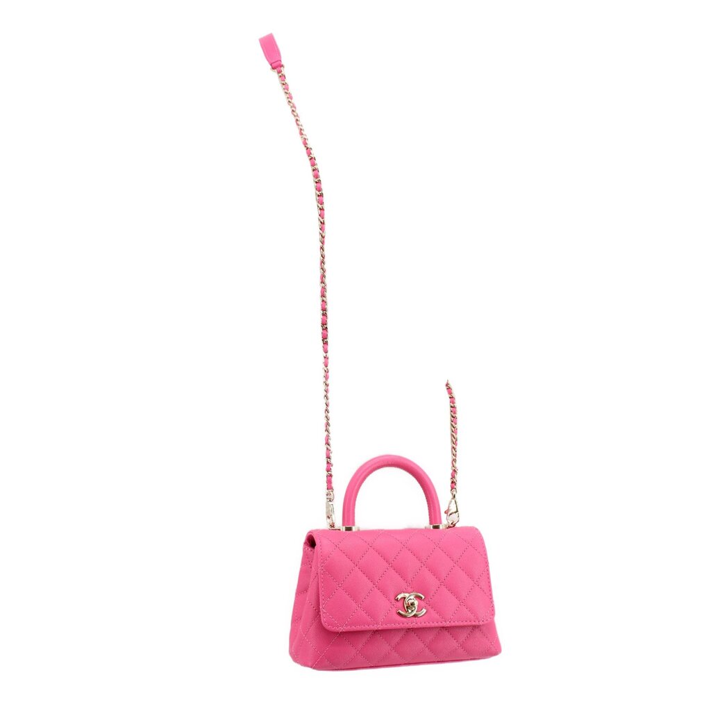 CHANEL EXTRA MINI COCO CROSSBODYS PINK