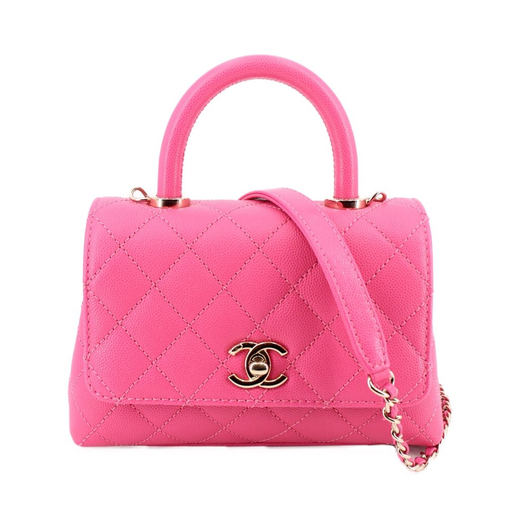 CHANEL EXTRA MINI COCO CROSSBODYS PINK
