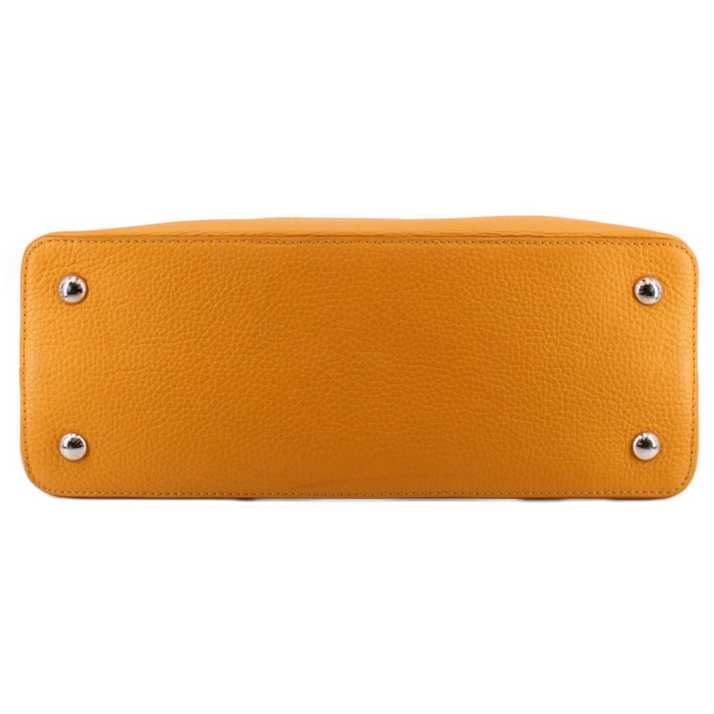 LOUIS VUITTON CAPUCINES GM HANDLE BAG MUSTARD