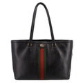 GUCCI MEDIUM OPHIDIA TOTES BLACK