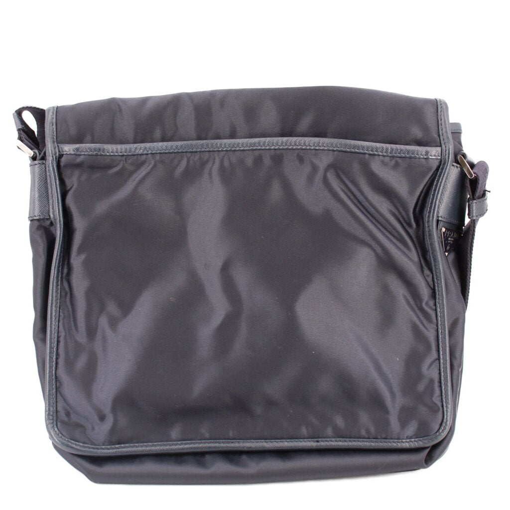 PRADA NYLON MESSENGER CROSSBODYS NAVY