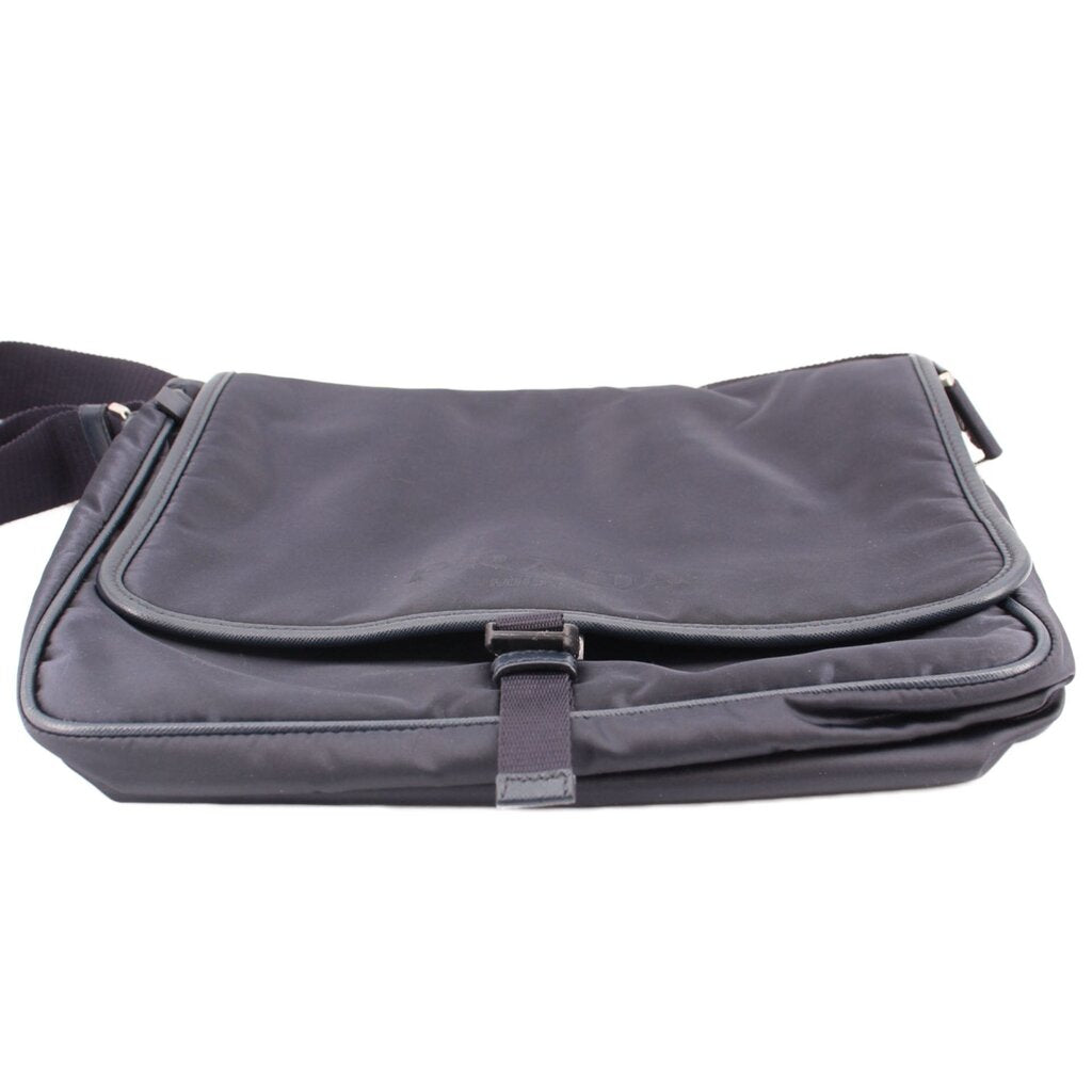 PRADA NYLON MESSENGER CROSSBODYS NAVY