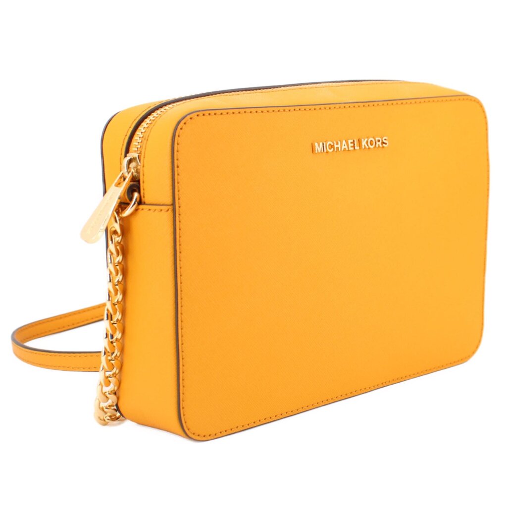 MICHAEL KORS JET SET CROSSBODYS MUSTARD