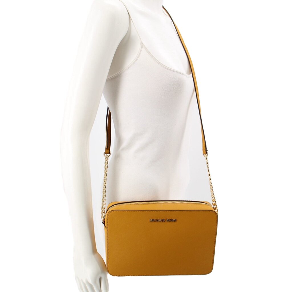 MICHAEL KORS JET SET CROSSBODYS MUSTARD