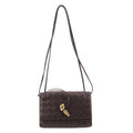 BOTTEGA VENETA ANDIAMO POUCH CROSSBODYS CHOCOLATE