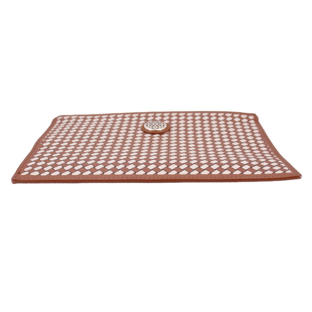BRIGHTON MOSAIC POUCHES BROWN/WHITE