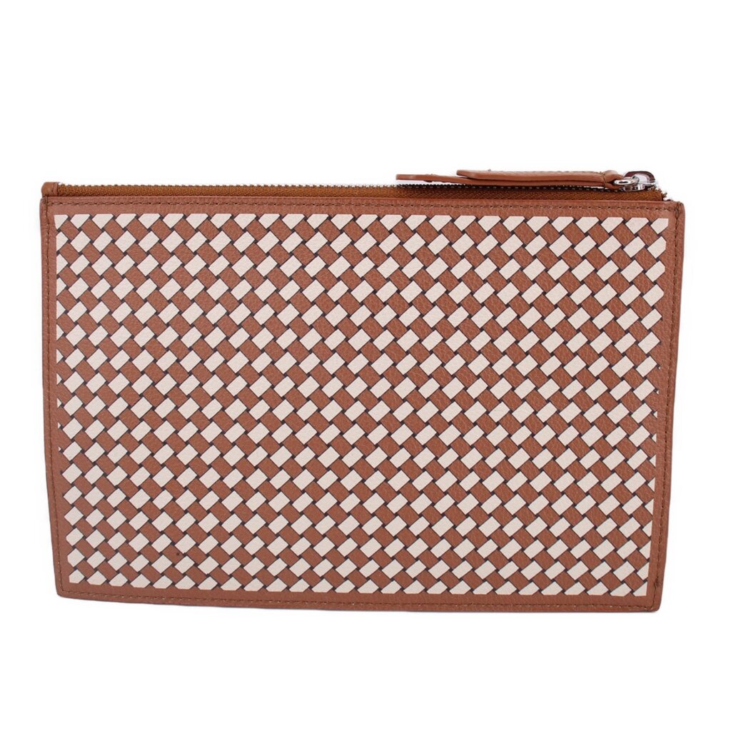 BRIGHTON MOSAIC POUCHES BROWN/WHITE