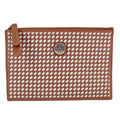 BRIGHTON MOSAIC POUCHES BROWN/WHITE