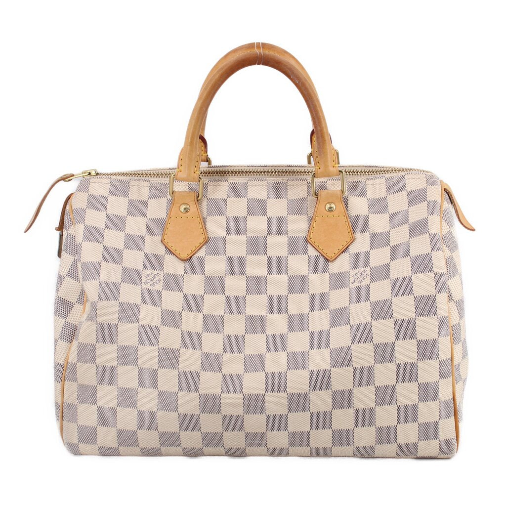 LOUIS VUITTON SPEEDY 30 HANDLE BAG DAMIER AZUR