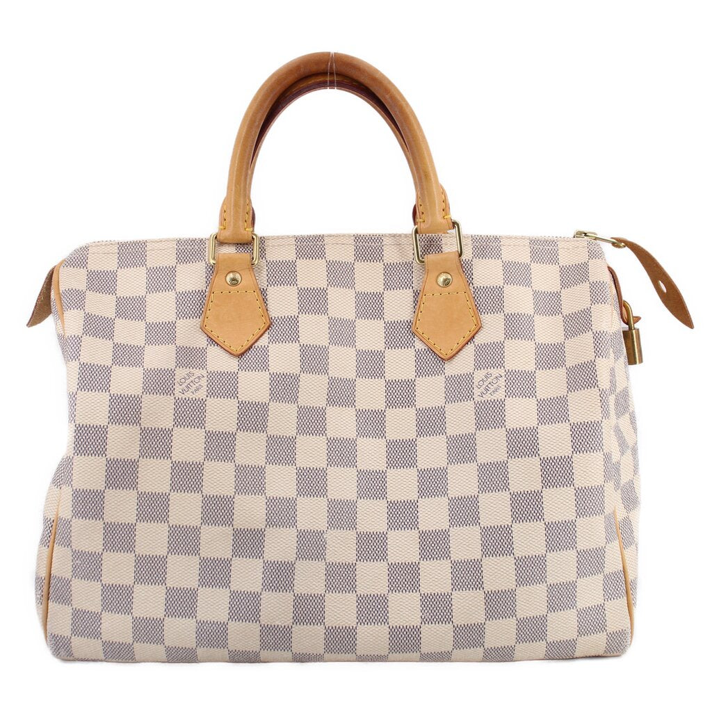 LOUIS VUITTON SPEEDY 30 HANDLE BAG DAMIER AZUR
