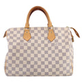 LOUIS VUITTON SPEEDY 30 HANDLE BAG DAMIER AZUR