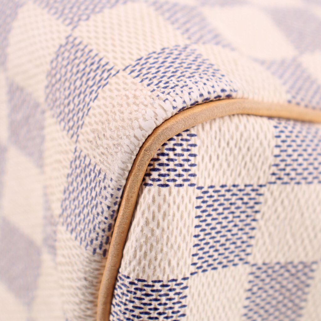 LOUIS VUITTON SPEEDY 30 HANDLE BAG DAMIER AZUR