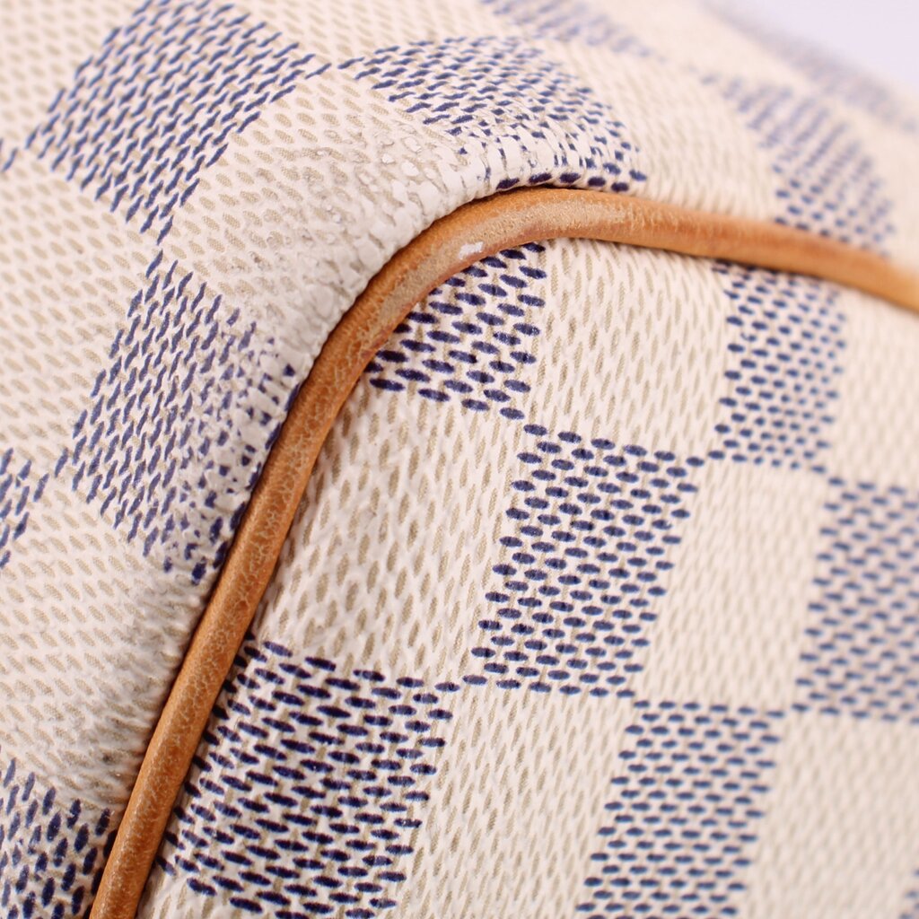 LOUIS VUITTON SPEEDY 30 HANDLE BAG DAMIER AZUR