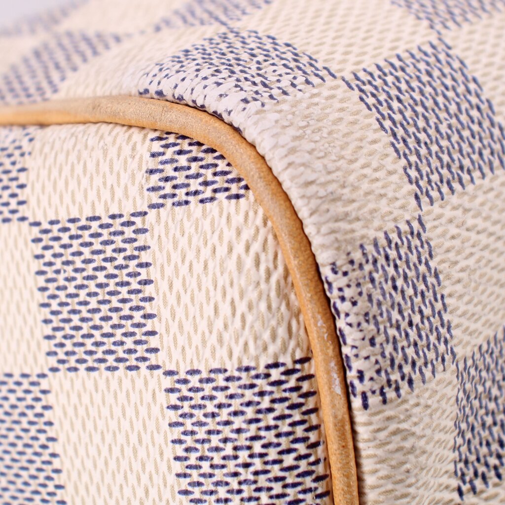 LOUIS VUITTON SPEEDY 30 HANDLE BAG DAMIER AZUR