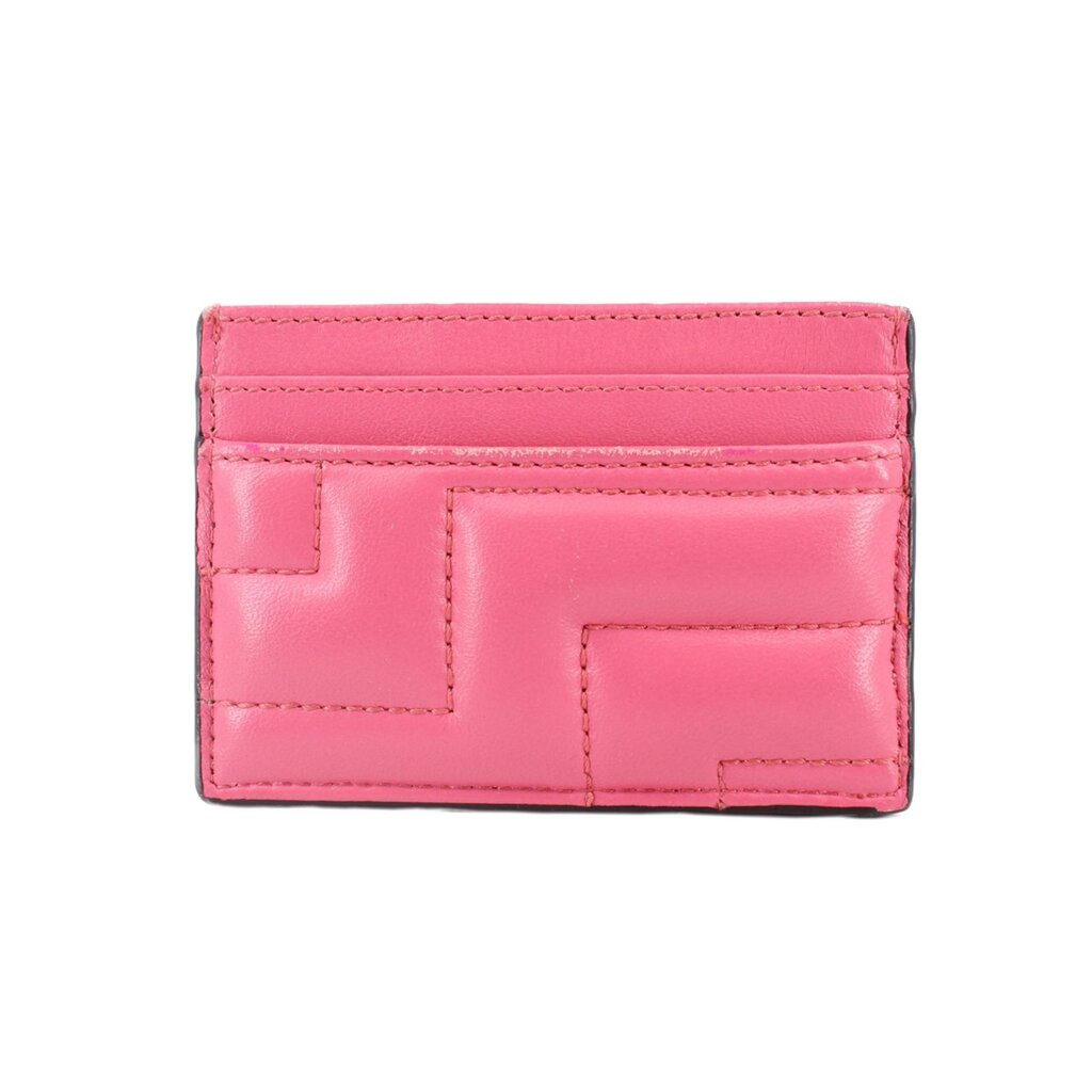 JIMMY CHOO UMIKA LEATHER CARD CASE WALLETS PINK