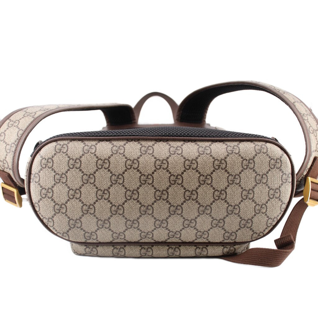 GUCCI OPHIDIA BACKPACKS BROWN
