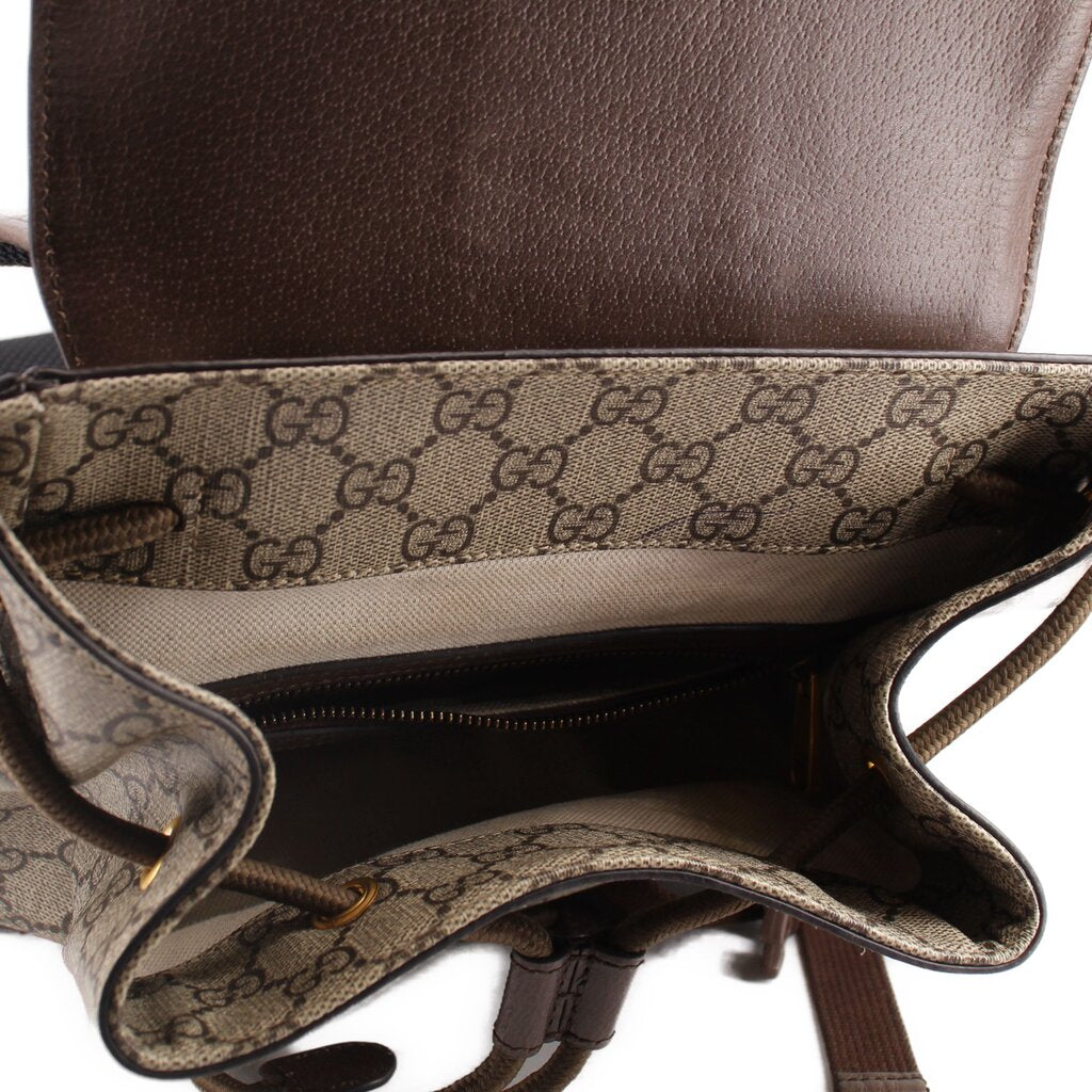 GUCCI OPHIDIA BACKPACKS BROWN