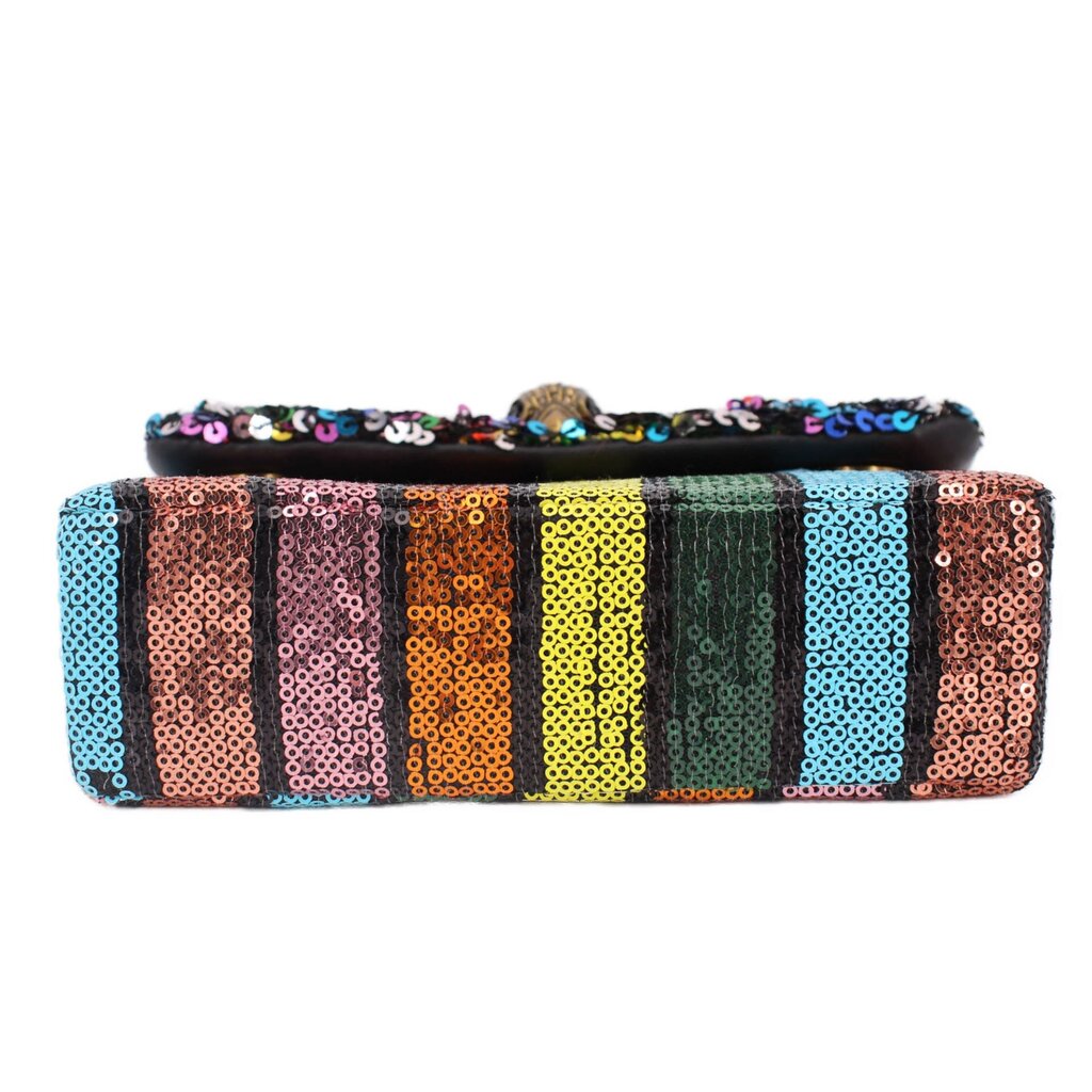 KURT GEIGER MINI KENSINGTON SEQUIN CROSSBODYS MULTI