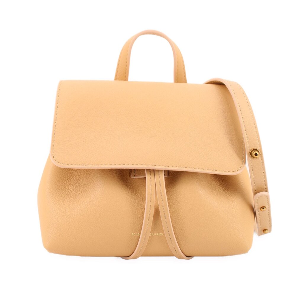MANSUR GAVRIEL MINI SOFT LADY CROSSBODYS TAN