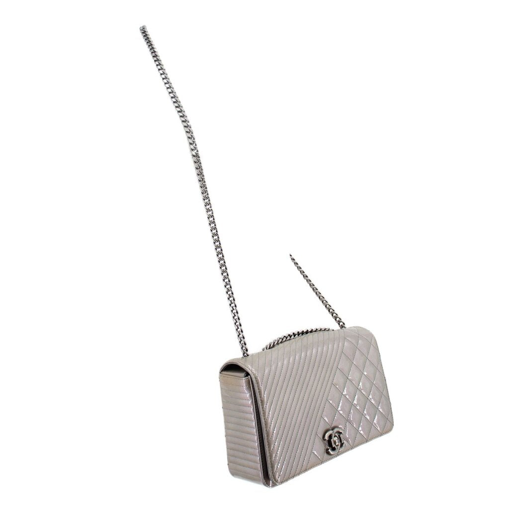CHANEL COCO FLAP SHOULDER BAGS IRIDESCENT