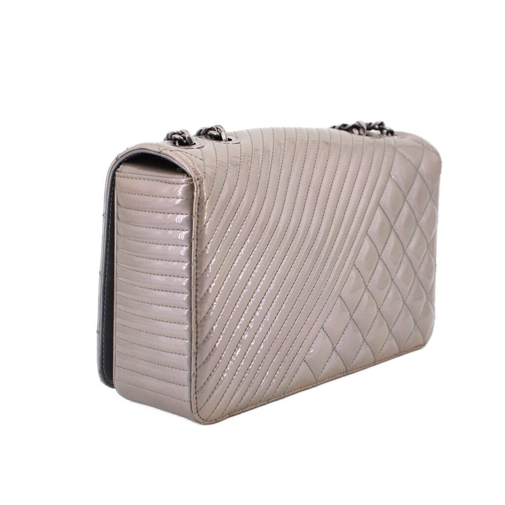 CHANEL COCO FLAP SHOULDER BAGS IRIDESCENT