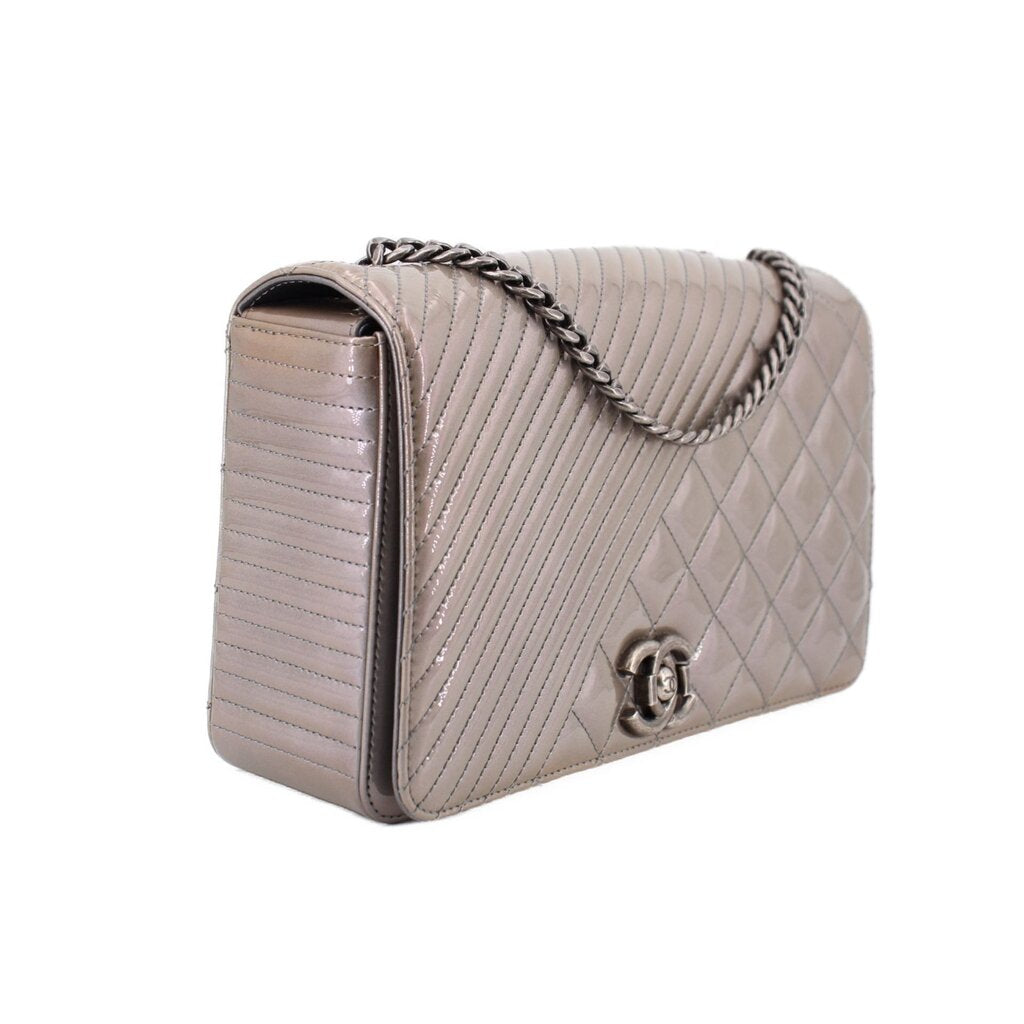 CHANEL COCO FLAP SHOULDER BAGS IRIDESCENT
