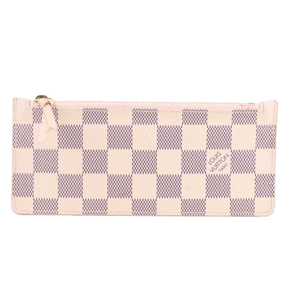 LOUIS VUITTON DAMIER POUCHES WHITE
