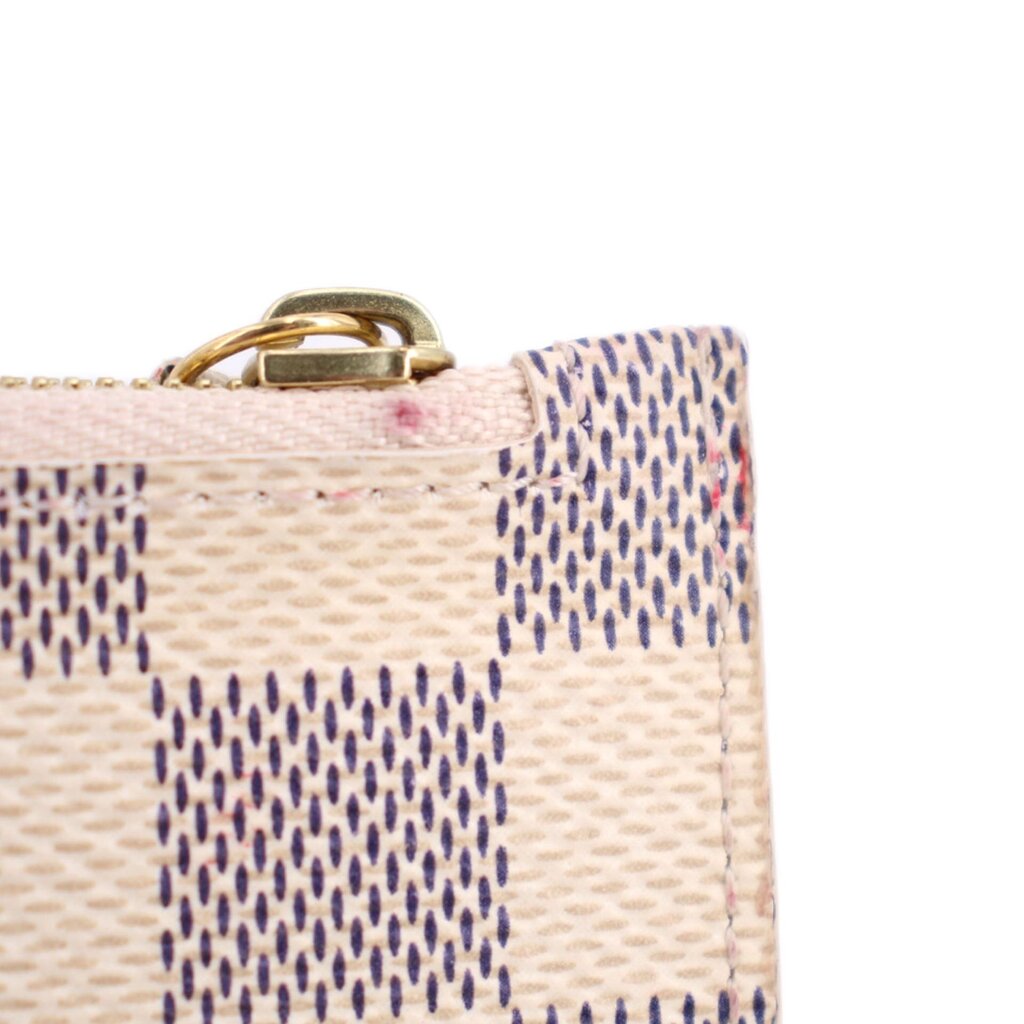 LOUIS VUITTON DAMIER POUCHES WHITE