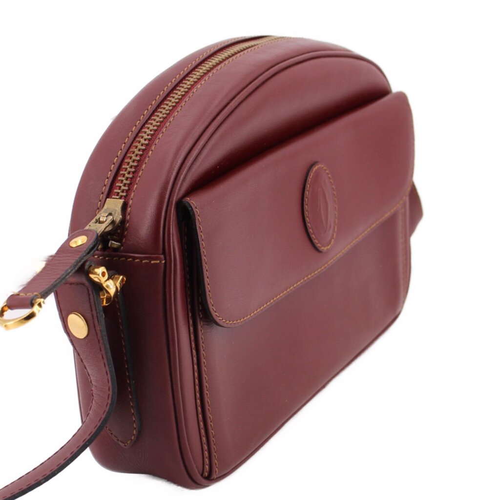 CARTIER VINTAGE CROSSBODYS BURGUNDY