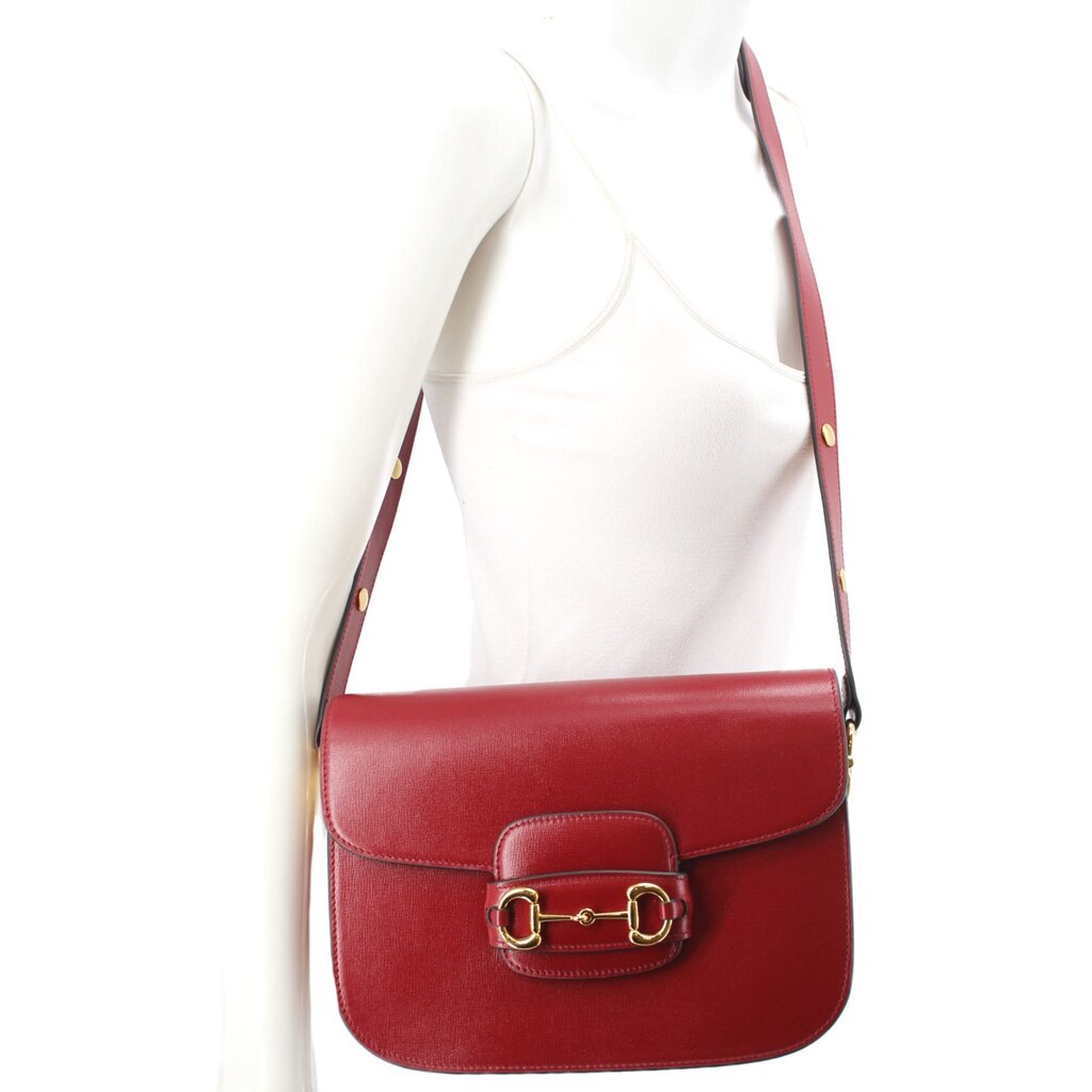 GUCCI HORSEBIT 1955 CROSSBODYS RED