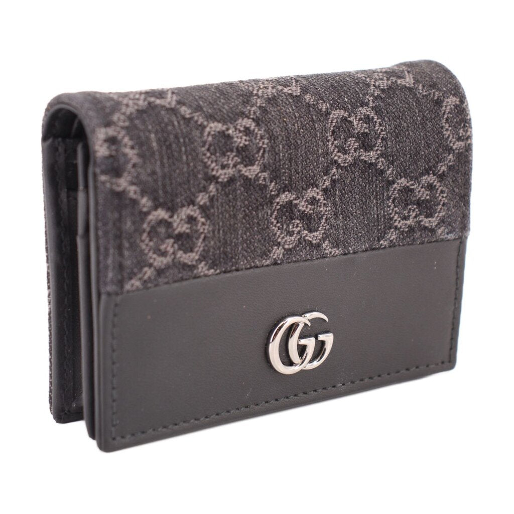 GUCCI MARMONT CARD CASE WALLETS BLACK