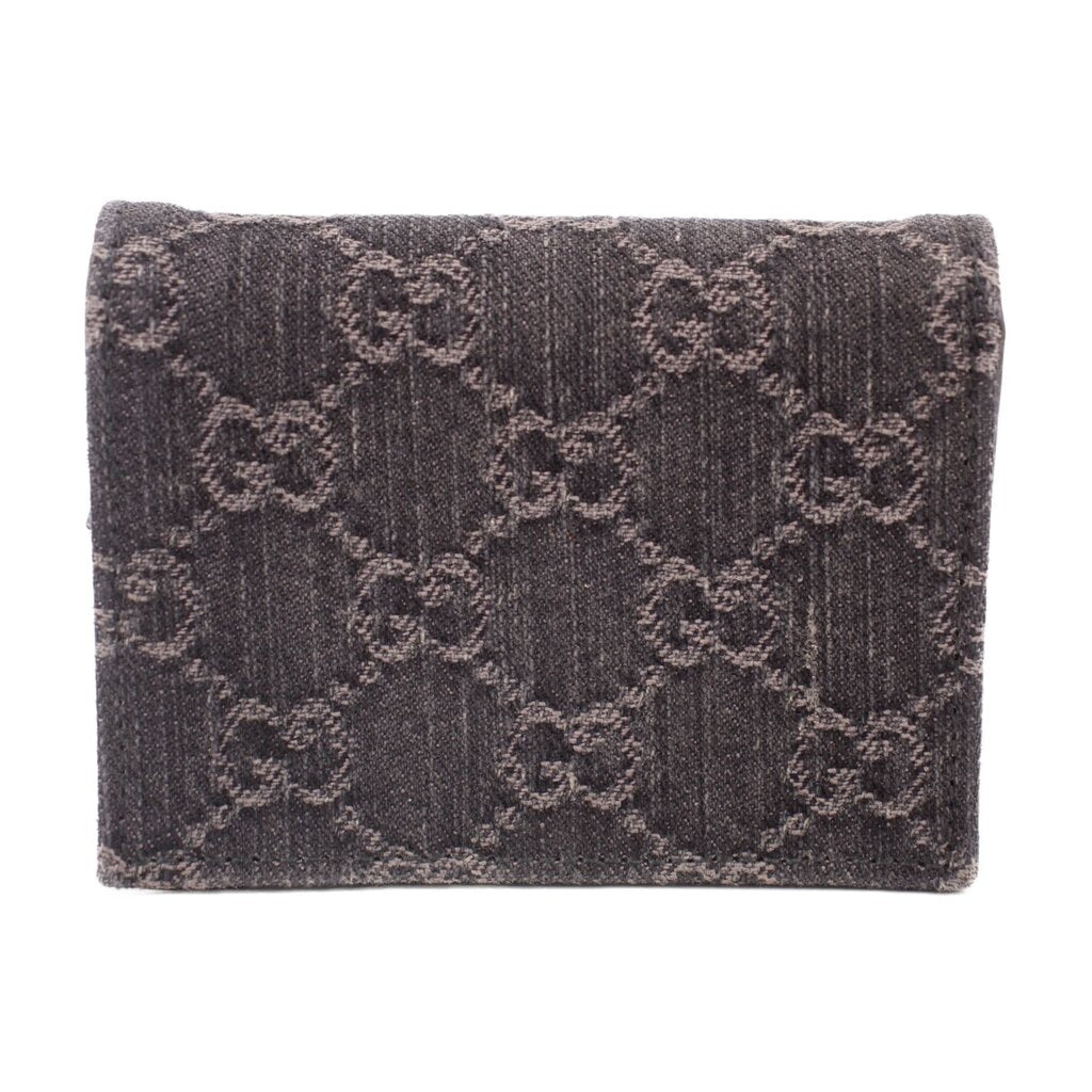 GUCCI MARMONT CARD CASE WALLETS BLACK