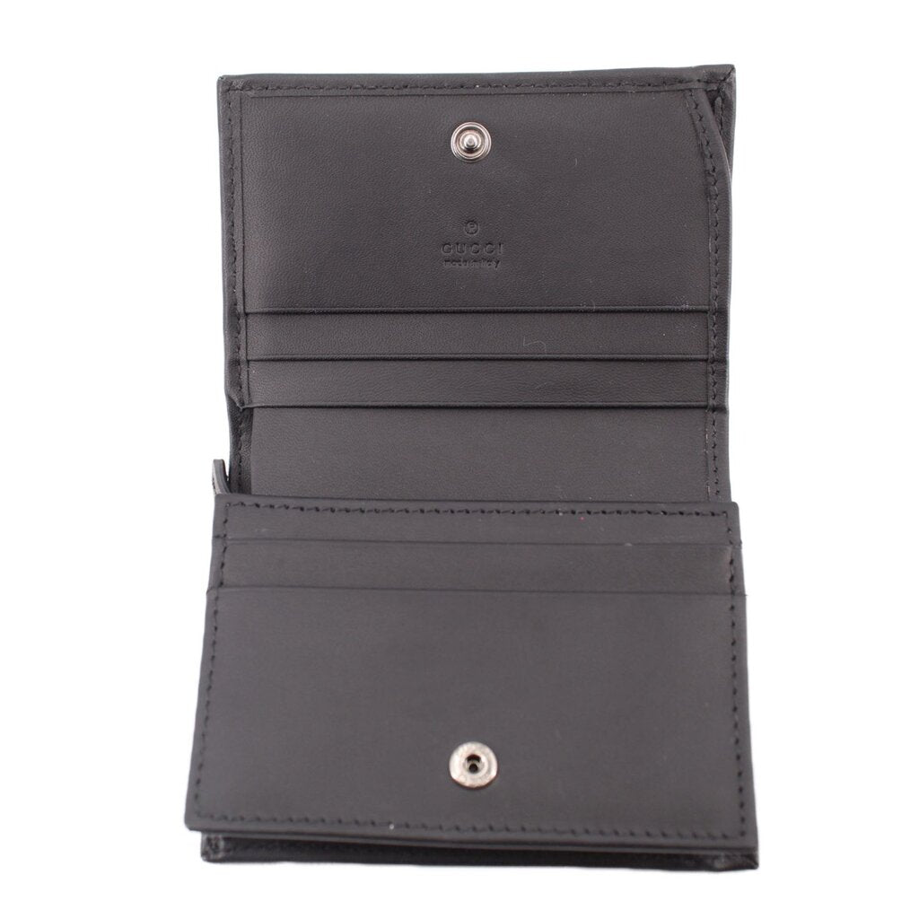 GUCCI MARMONT CARD CASE WALLETS BLACK